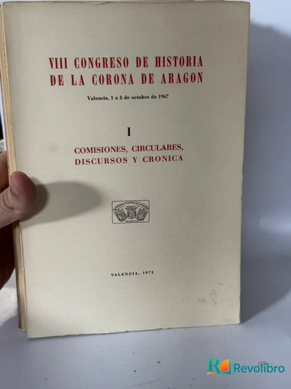 Foto 2 de Lote VIII Congreso de Historia de la Corona de Aragón 5 tomos de No disponible, libro de segunda mano