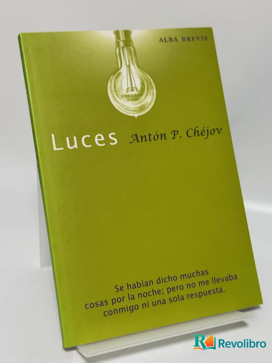 Portada de Luces de Antón P. Chéjov, libro de segunda mano