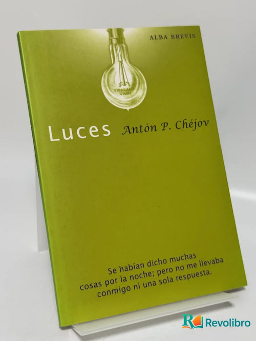 Portada de Luces de Antón P. Chéjov, libro de segunda mano