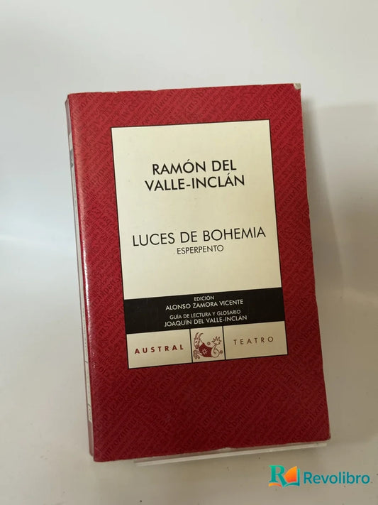 Portada de Luces de Bohemia de Ramón del Valle-Inclán, libro de segunda mano