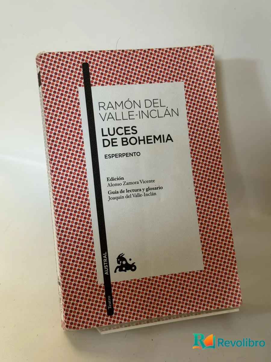 Portada de Luces de bohemia de Ramón del Valle-Inclán, libro de segunda mano