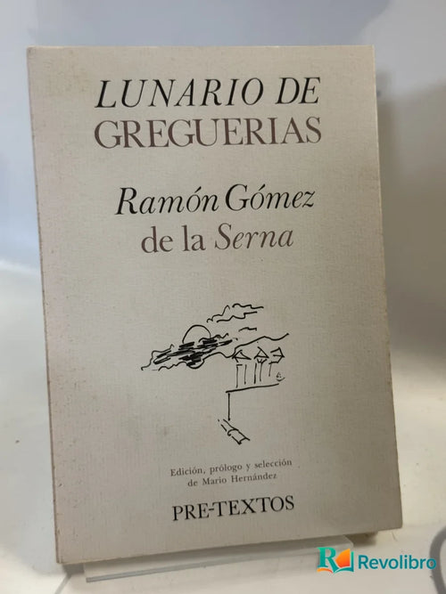 Portada de Lunario de greguerías de Ramón Gómez de la Serna, libro de segunda mano