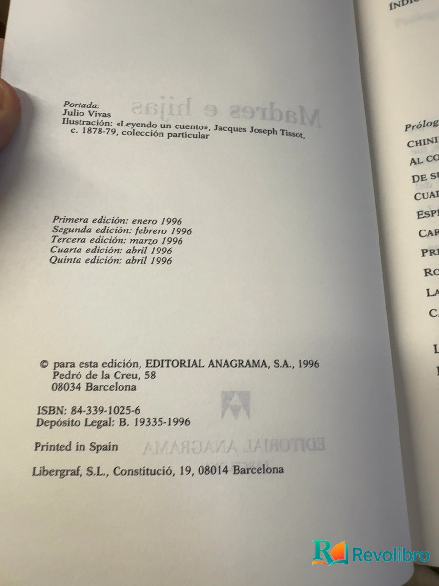 Foto 4 de Madres e hijas de Rosa Chacel, libro de segunda mano