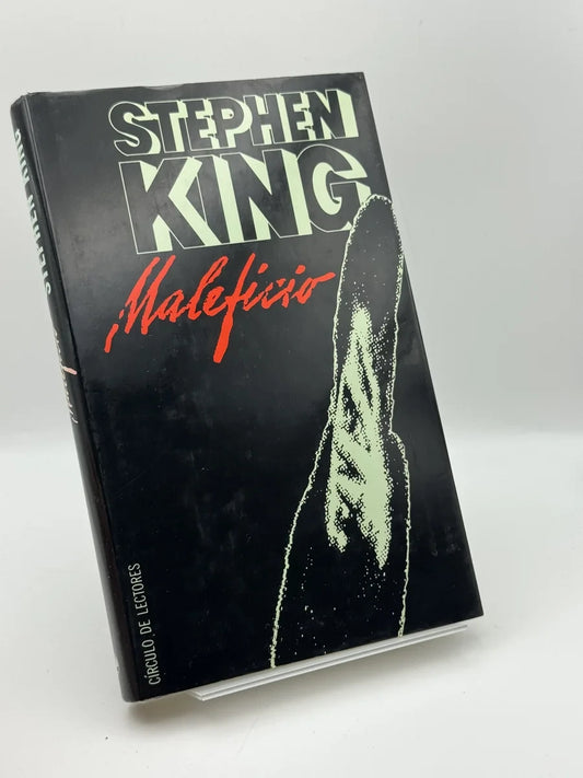 Portada de Maleficio de Stephen King, libro de segunda mano