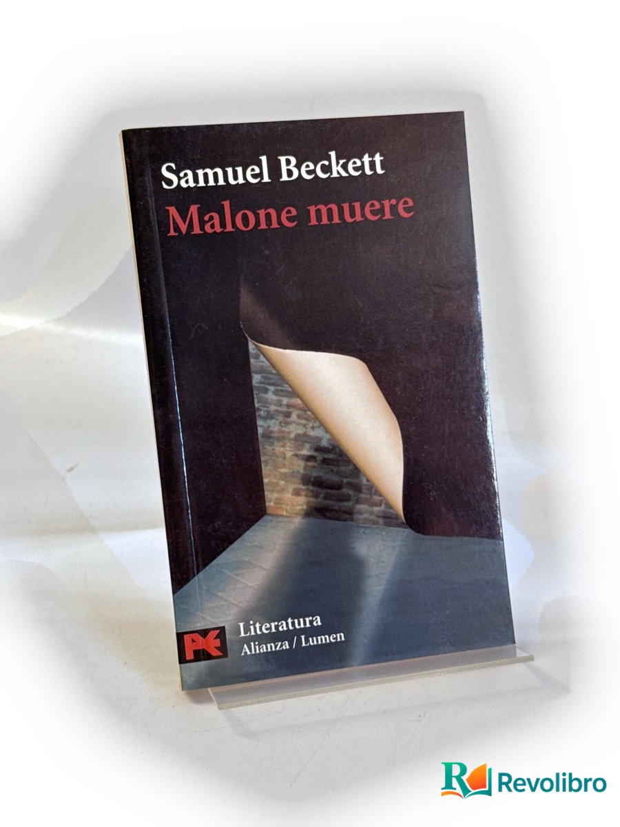 Portada de Malone muere de Samuel Beckett, libro de segunda mano