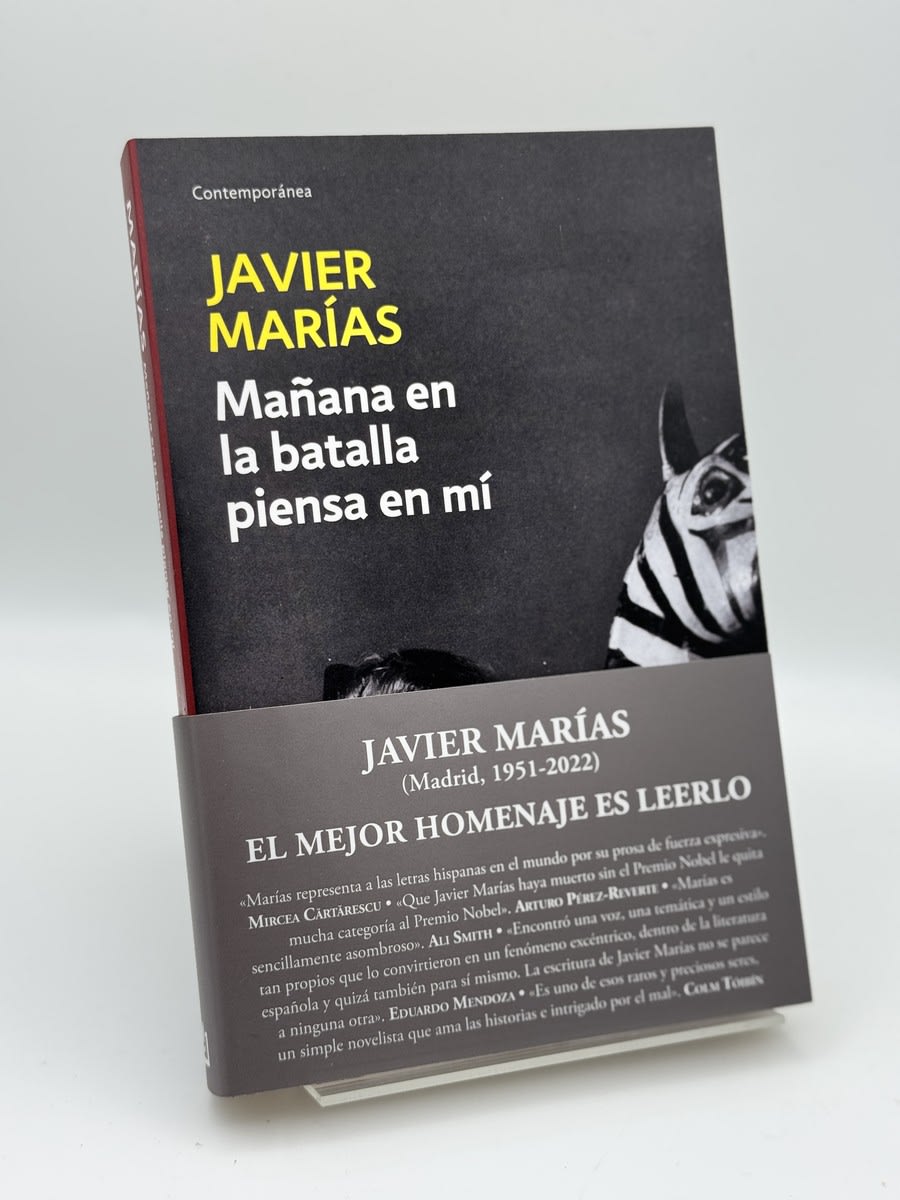 Mañana en la batalla piensa en mí - Portada