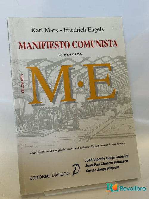 Portada de Manifiesto Comunista de Karl Marx - Friedrich Engels, libro de segunda mano