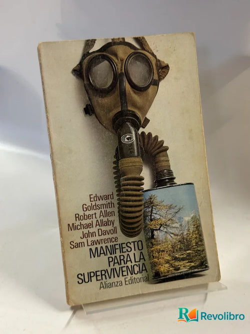 Portada de Manifiesto para la Supervivencia de Edward Goldsmith, libro de segunda mano
