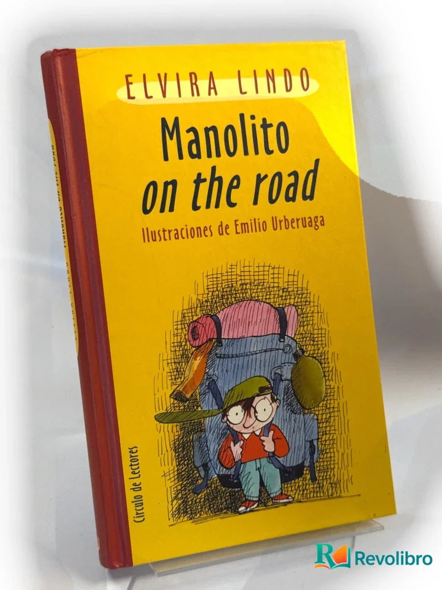 Portada de Manolito on the road de Elvira Lindo, libro de segunda mano