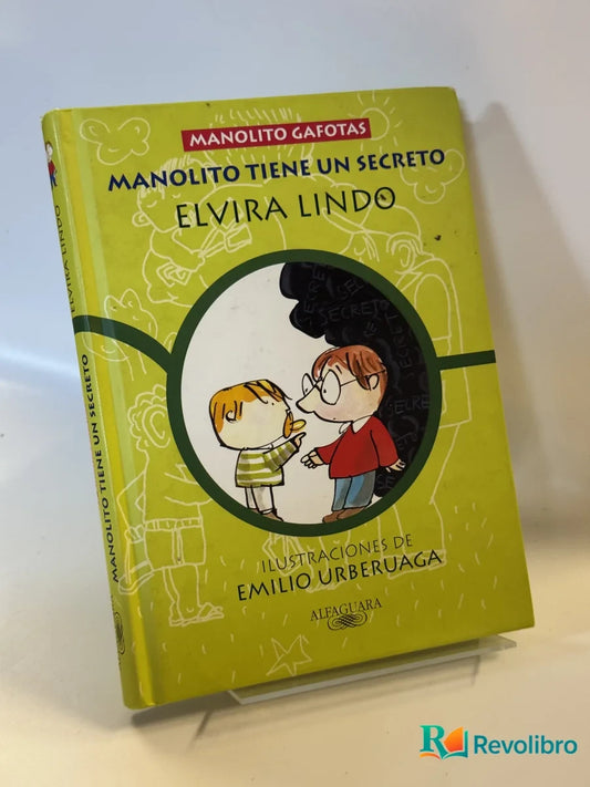 Portada de Manolito tiene un secreto de Elvira Lindo, libro de segunda mano