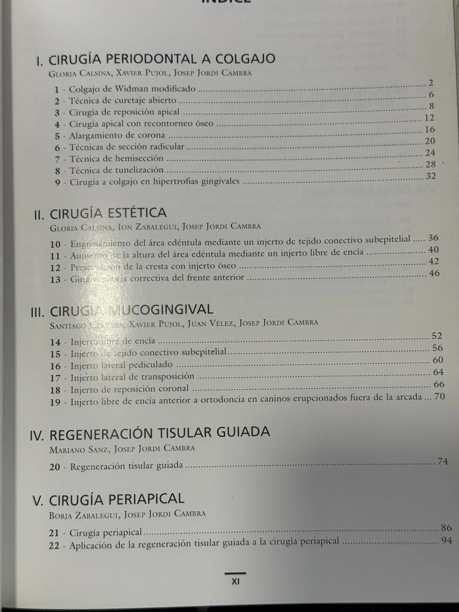 Manual de cirugía periodontal, periapical y de colocación de implantes de Cambra | Segunda mano - Foto 4