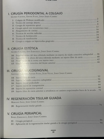 Manual de cirugía periodontal, periapical y de colocación de implantes de Cambra | Segunda mano - Foto 4