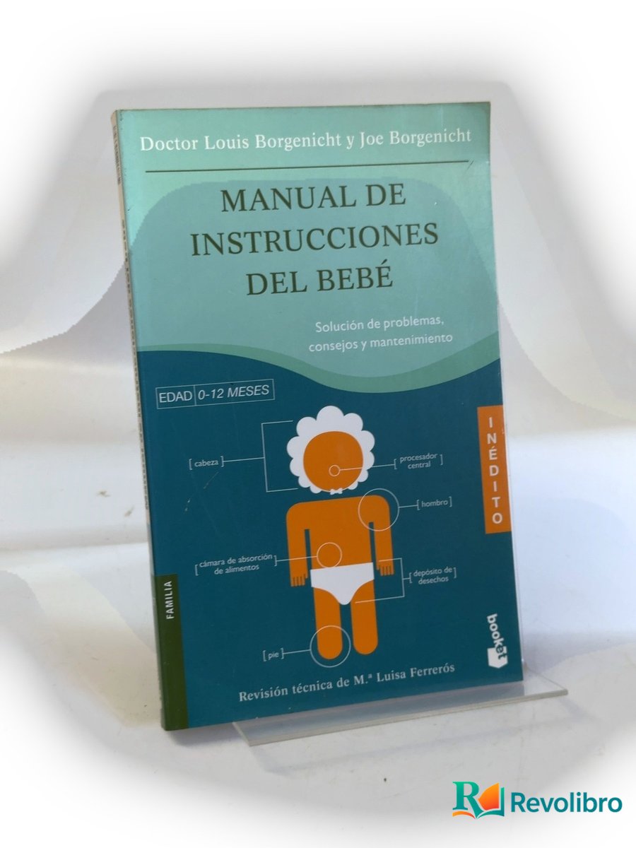 Portada de Manual de instrucciones del bebé de Louis Borgenicht, libro de segunda mano