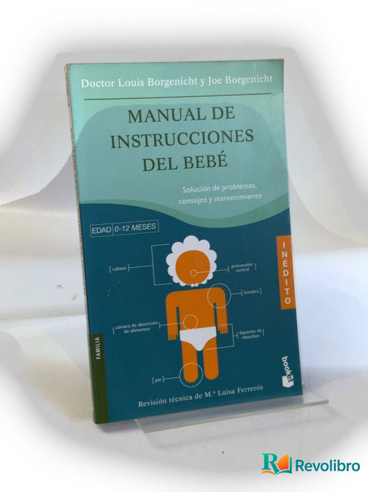 Portada de Manual de instrucciones del bebé de Louis Borgenicht, libro de segunda mano