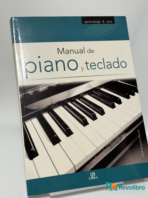 Portada de Manual de piano y teclado de José Antonio Berzal, libro de segunda mano