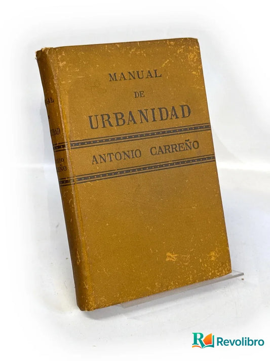 Portada de Manual de urbanidad de Antonio Carreño, libro de segunda mano