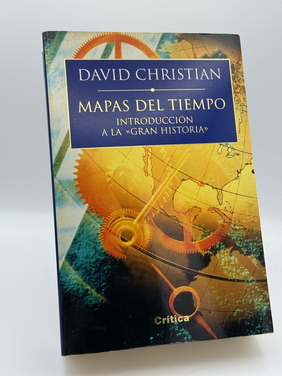 Portada de Mapas del Tiempo de David Christian, libro de segunda mano