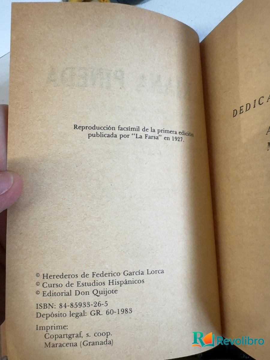 Foto 4 de Mariana Pineda - 1ª edición de Federico García Lorca, libro de segunda mano