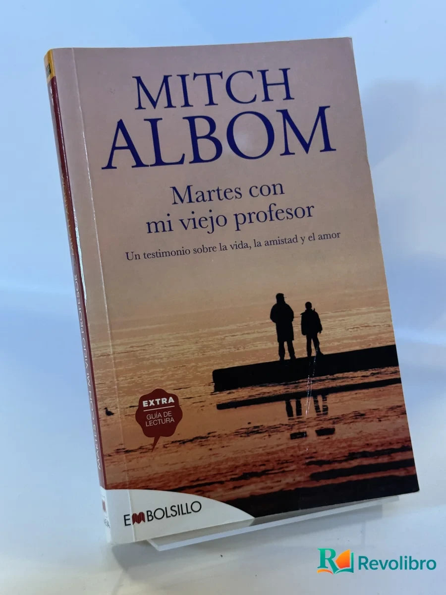 Portada de Martes con mi viejo profesor de Mitch Albom, libro de segunda mano