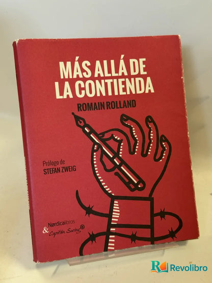 Portada de Más allá de la contienda de Romain Rolland, libro de segunda mano