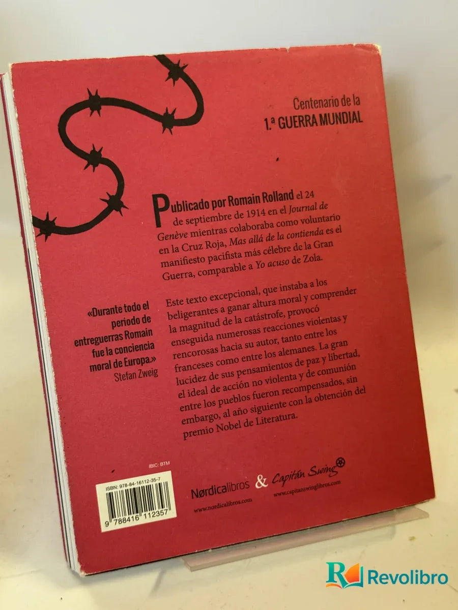 Foto 2 de Más allá de la contienda de Romain Rolland, libro de segunda mano