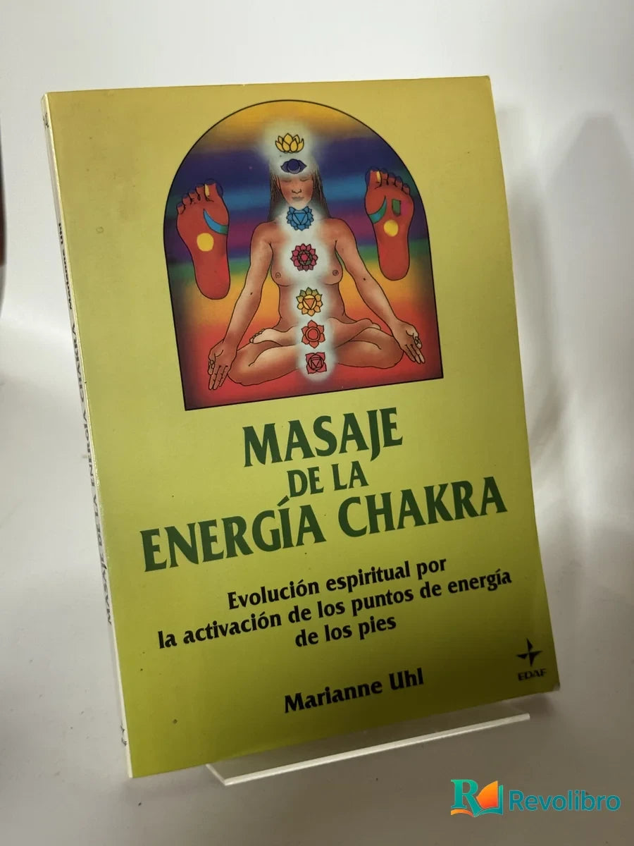 Portada de Masaje de la Energía Chakra de Marianne Uhl, libro de segunda mano