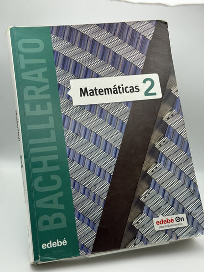 Portada de Matemáticas 2º Bachillerato - Obra Colectiva Edebé de Obra Colectiva Edebé, libro de segunda mano