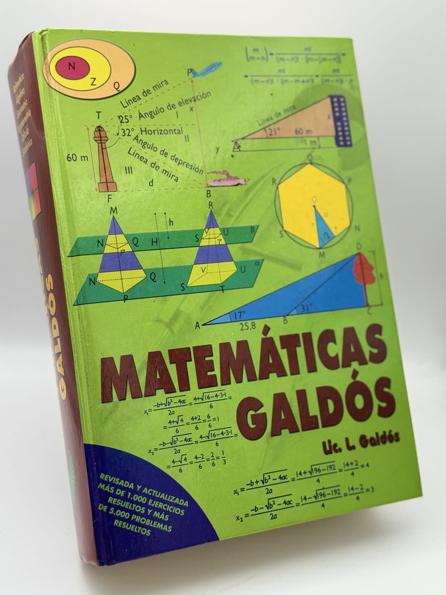 Portada de Matemáticas Galdós de L. Galdós, libro de segunda mano