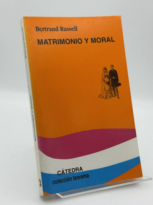 Portada de Matrimonio y moral de Bertrand Russell, libro de segunda mano