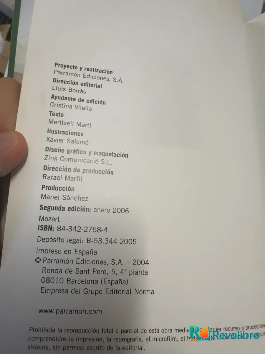 Foto 3 de Me Llamo Mozart de Meritxell Marti, libro de segunda mano