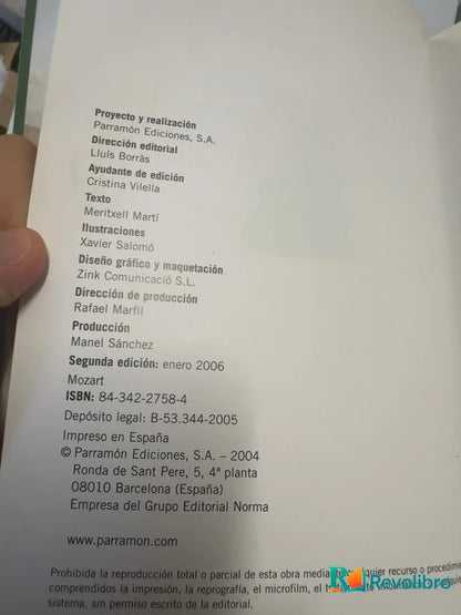 Foto 3 de Me Llamo Mozart de Meritxell Marti, libro de segunda mano