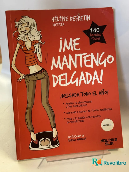 Portada de ¡Me mantengo delgada! de Hélène Defretin, libro de segunda mano