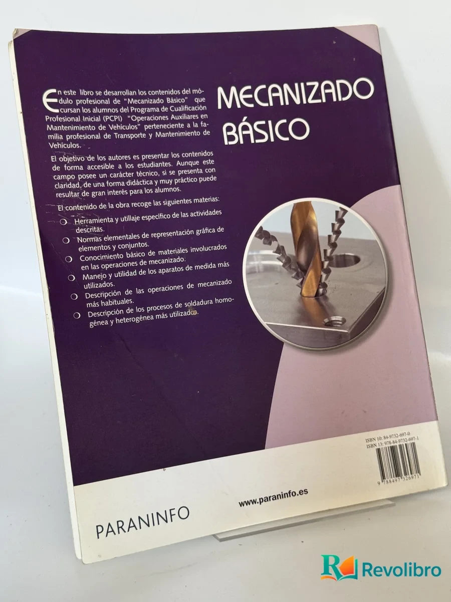 Foto 2 de Mecanizado Básico de Tomás Gómez Morales, libro de segunda mano