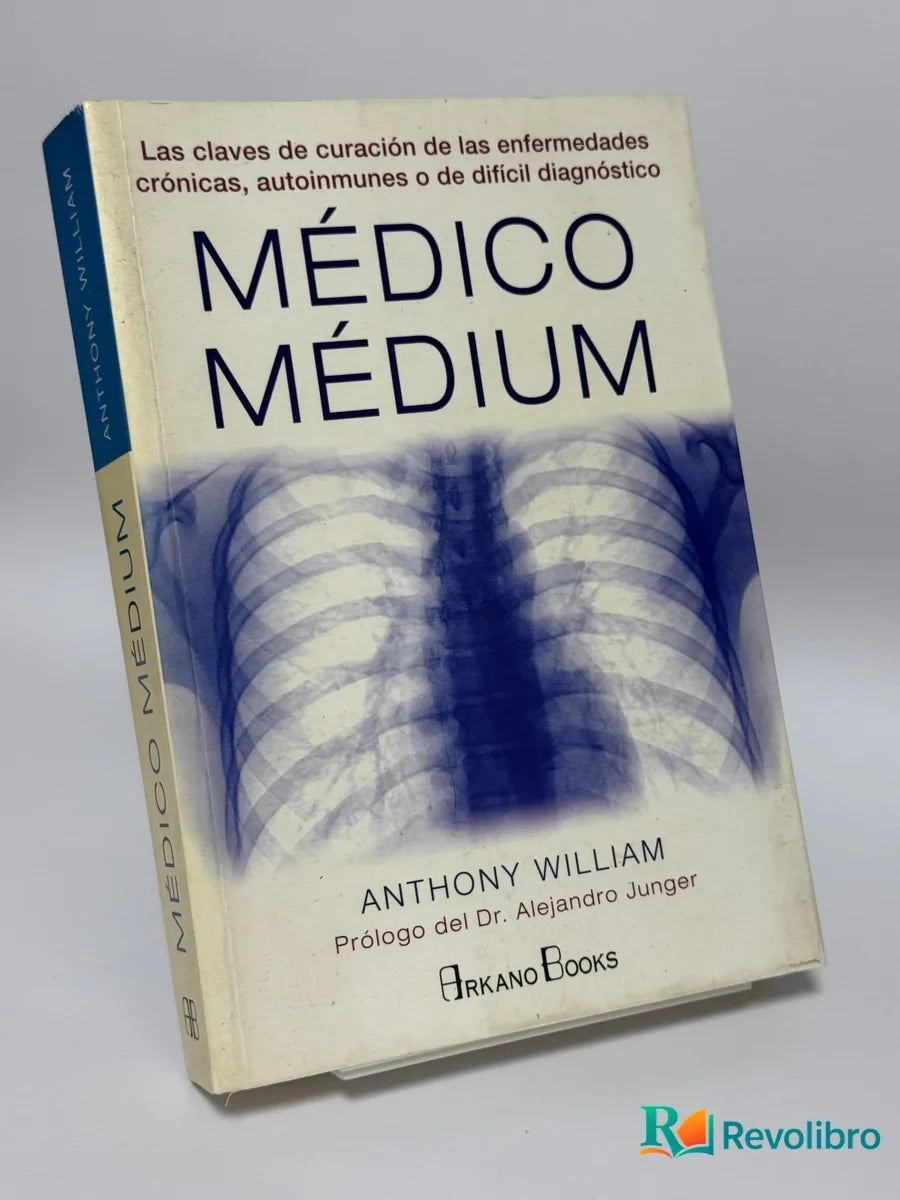 Portada de Médico Médium de Anthony William, libro de segunda mano
