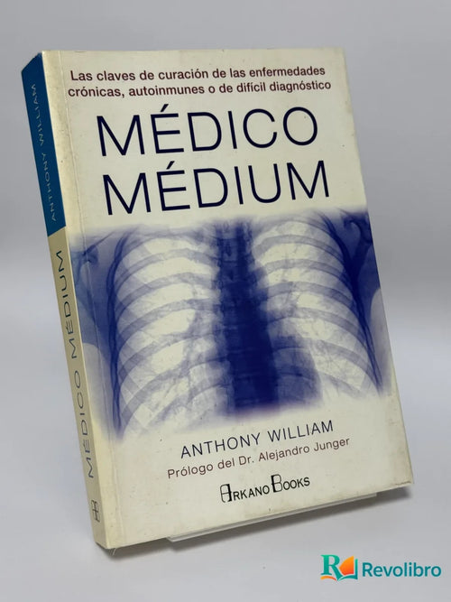 Portada de Médico Médium de Anthony William, libro de segunda mano
