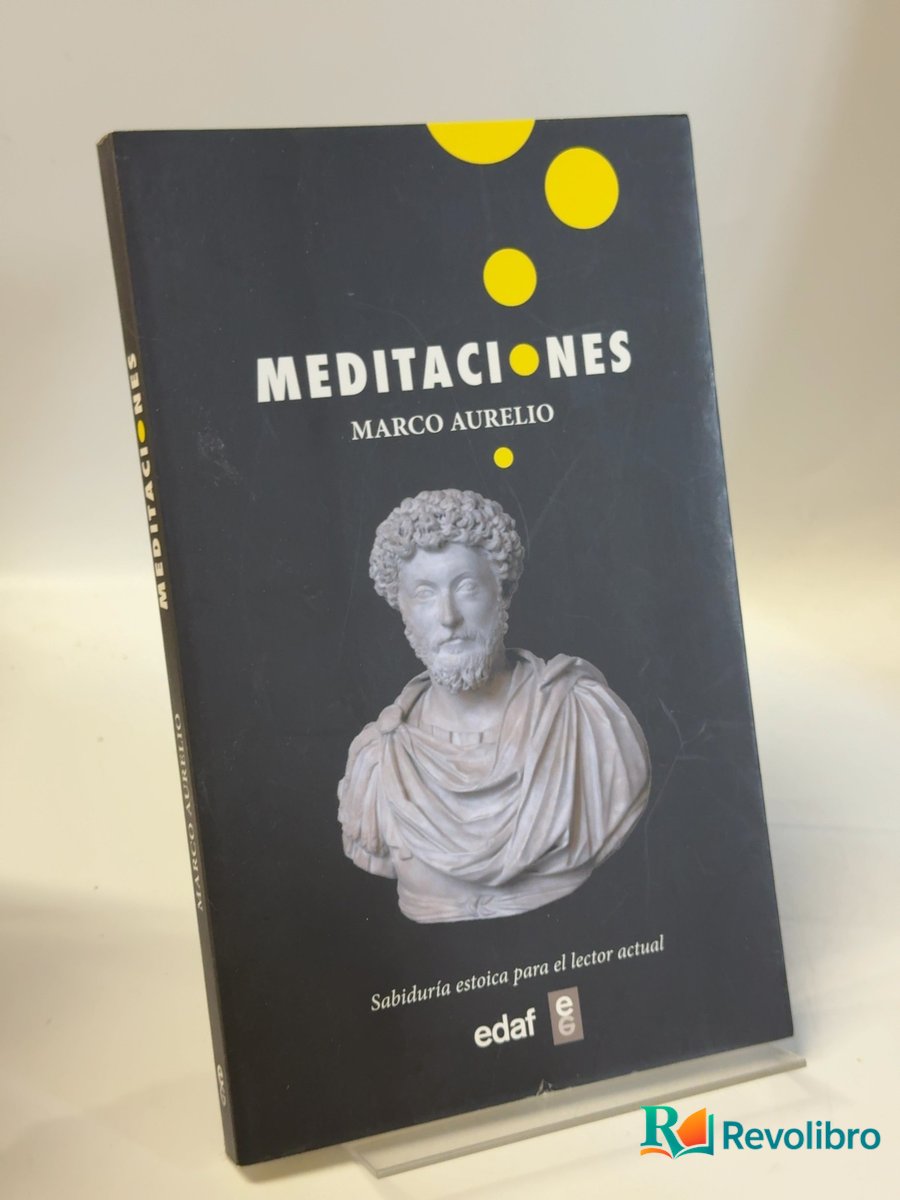 Portada de Meditaciones de Marco Aurelio, libro de segunda mano