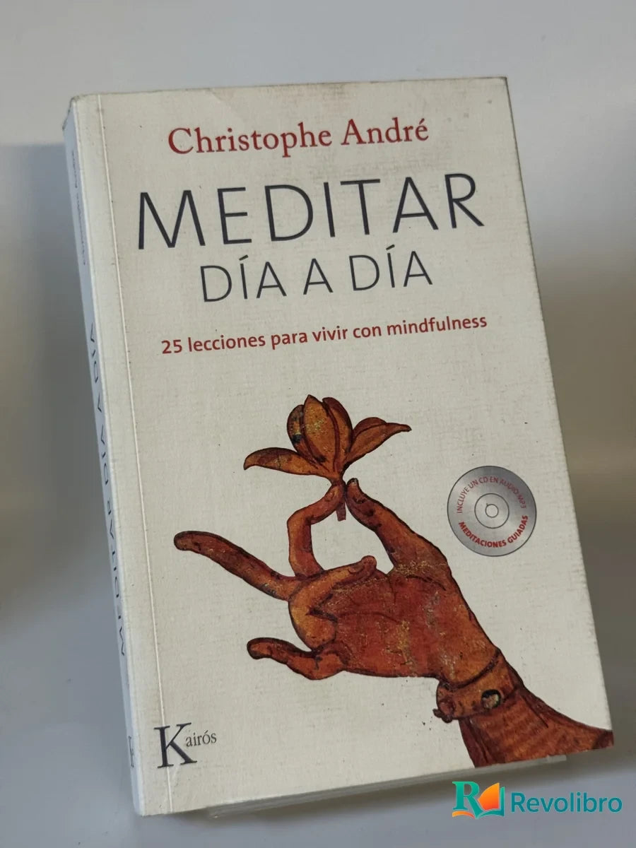 Portada de Meditar Día a Día de Christophe André, libro de segunda mano