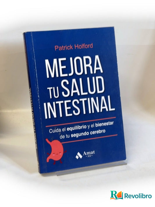 Portada de Mejora tu salud intestinal de Patrick Holford, libro de segunda mano