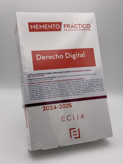 Memento práctico Derecho digital 2024-2025 - Portada