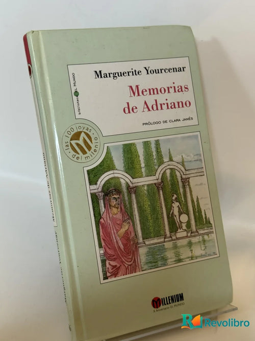 Portada de Memorias de Adriano de Marguerite Yourcenar, libro de segunda mano