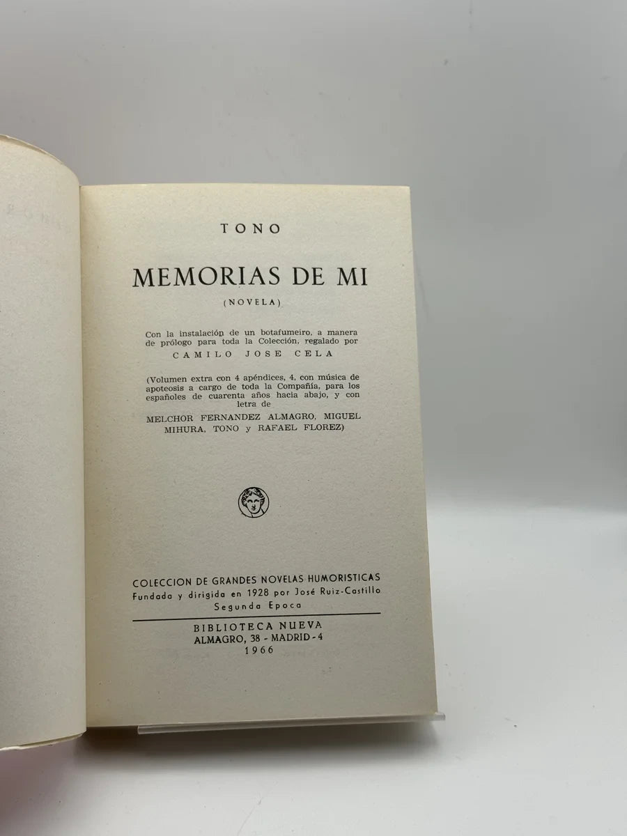 Memorias de mi de Tono | Segunda mano - Foto 2