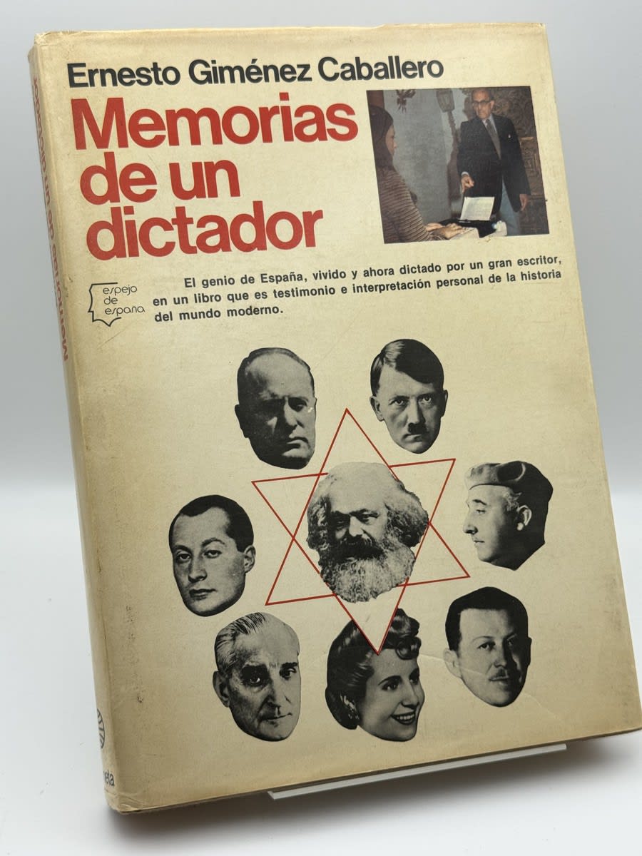Memorias de un dictador - Ernesto Giménez Caballero - Portada