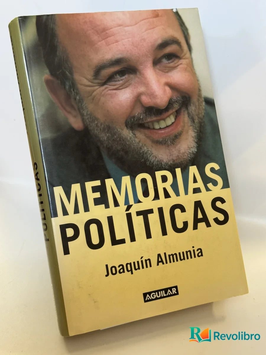 Portada de Memorias Políticas de Joaquín Almunia, libro de segunda mano