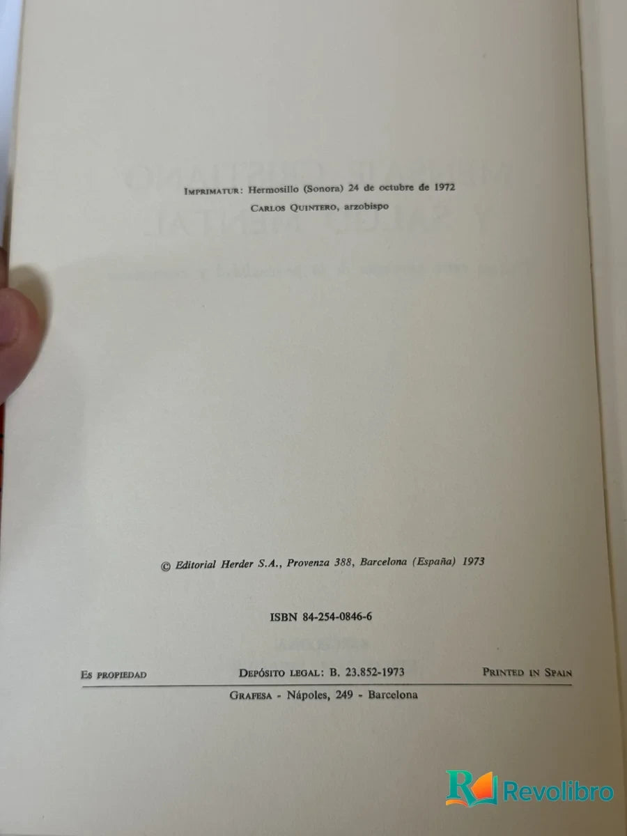 Foto 2 de Mensaje cristiano y salud mental de Mauro Rodríguez, libro de segunda mano