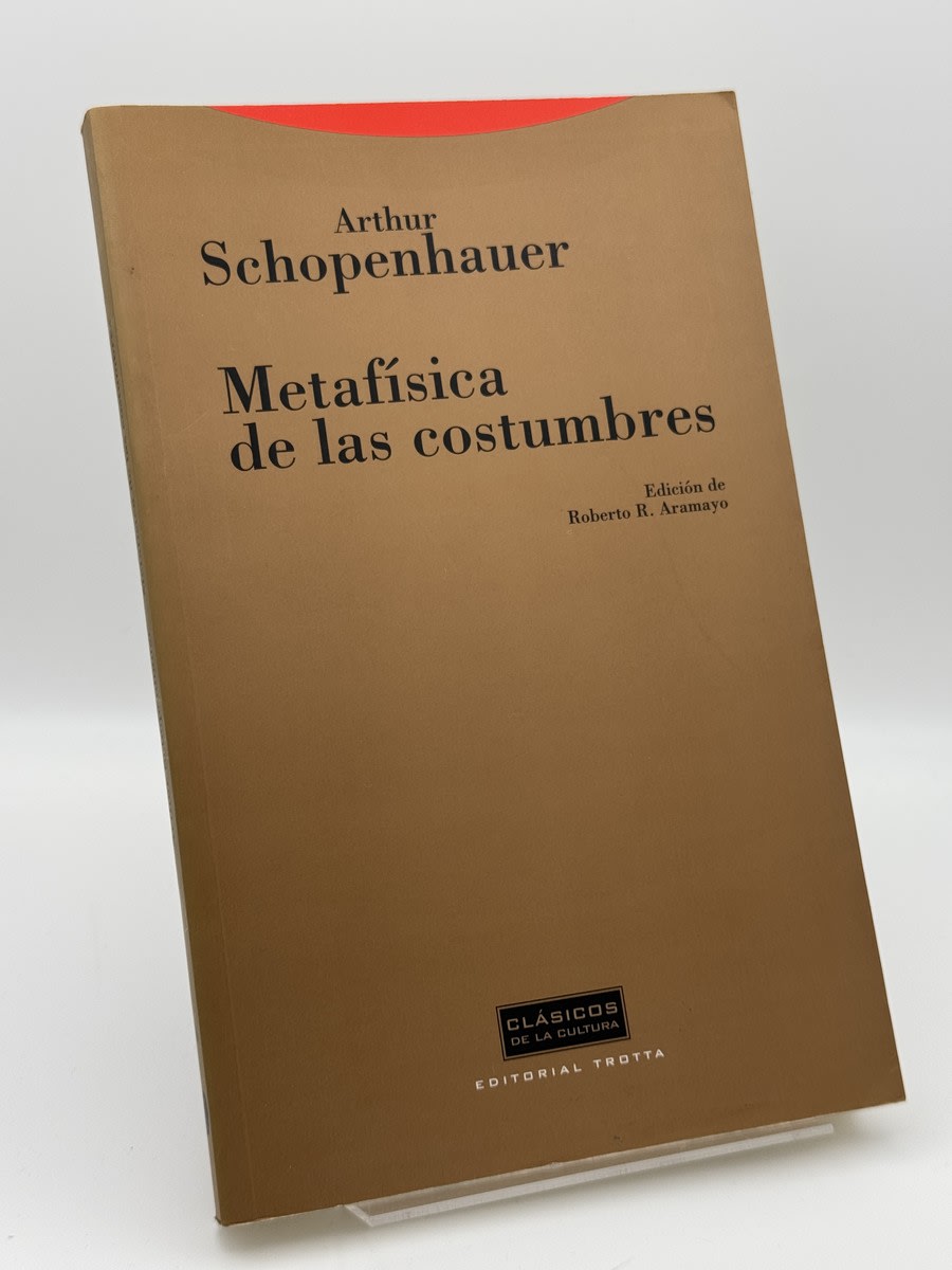 Portada de Metafisica de las costumbres de Immanuel Kant, libro de segunda mano