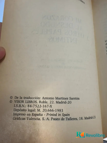 Foto 3 de Mi corazón al desnudo y otros papeles íntimos - 1ª edición de Charles Baudelaire, libro de segunda mano