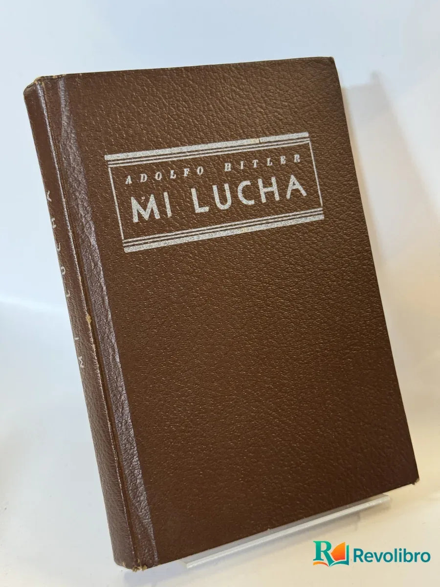 Portada de Mi Lucha de Adolfo Hitler, libro de segunda mano