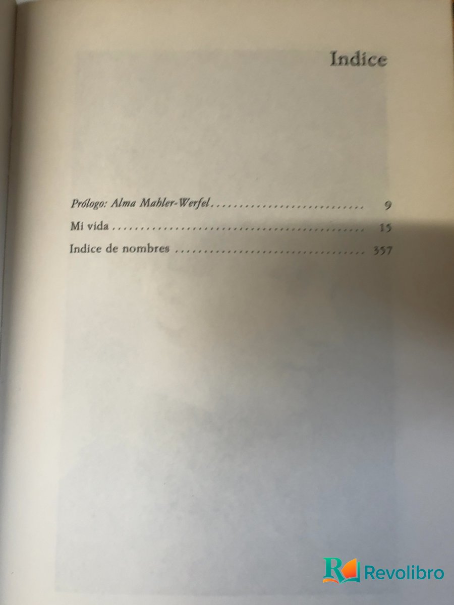 Foto 5 de Mi vida - 1ª edición de Alma Mahler-Werfel, libro de segunda mano