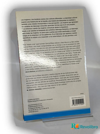 Foto 2 de Miedo a ser de Carmen García Ribas, libro de segunda mano