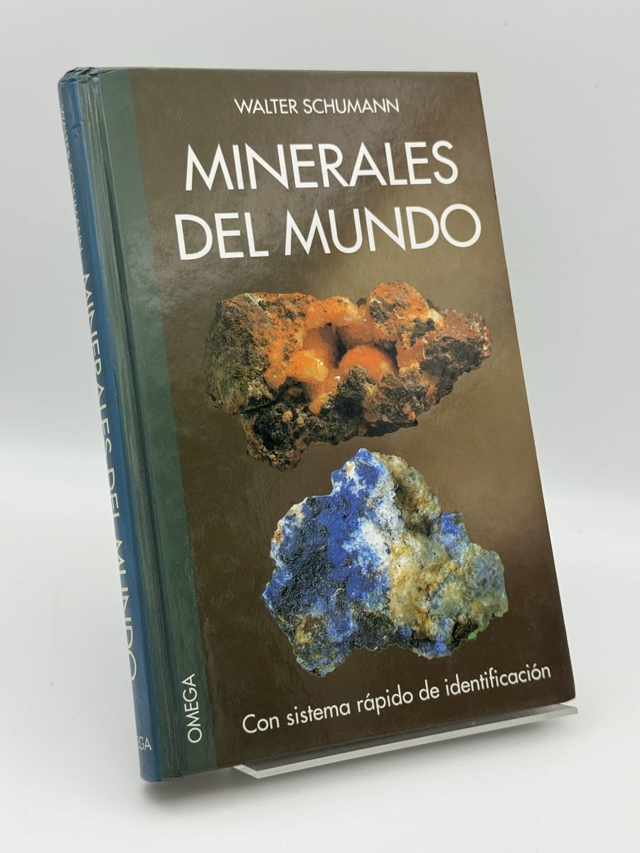 Portada de Minerales del mundo de Walter Schumann, libro de segunda mano